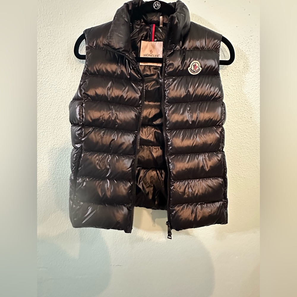 Moncler Black Puffer Vest